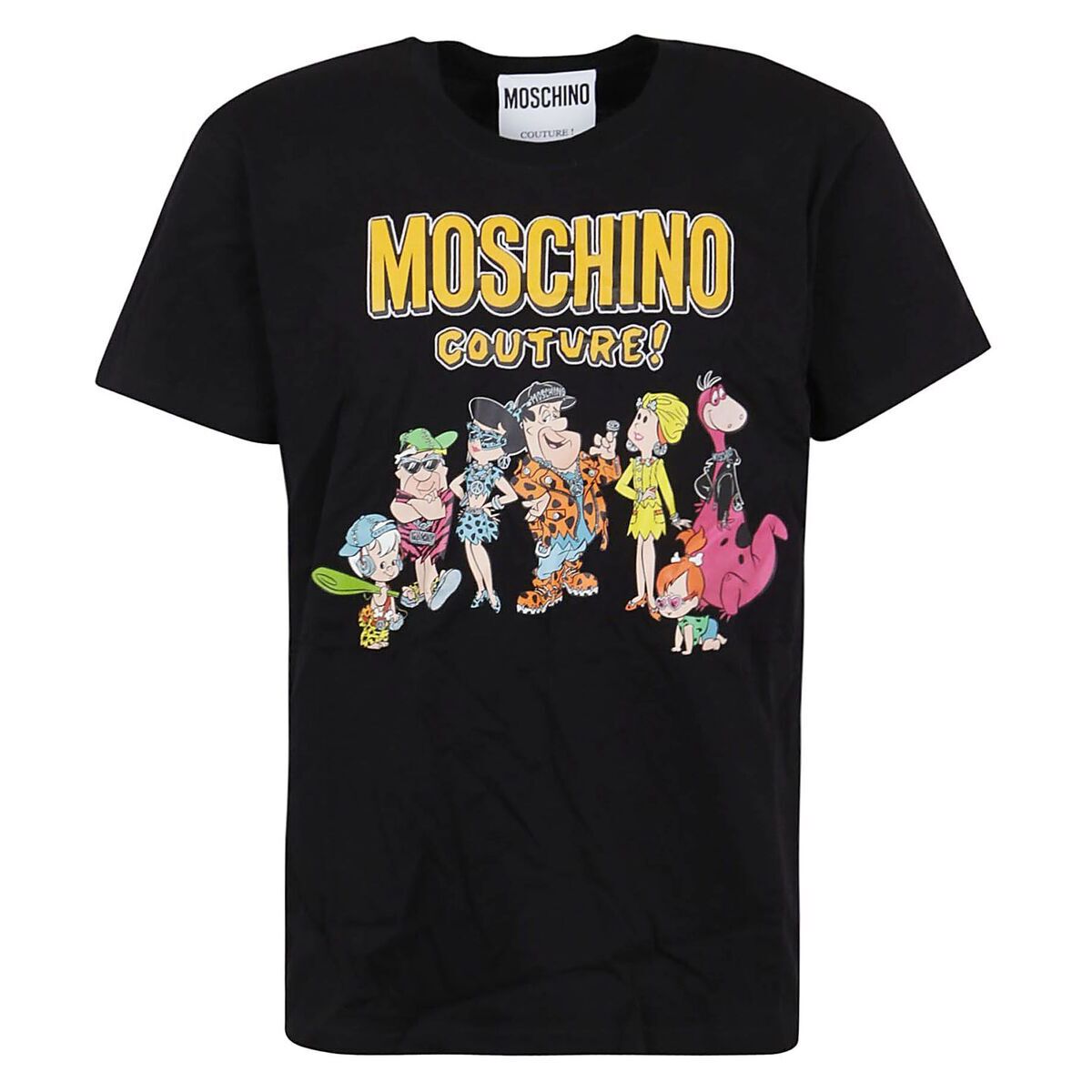 Moschino モスキーノ Black Tシャツ メンズ 秋冬22 B Mc 人気特価激安