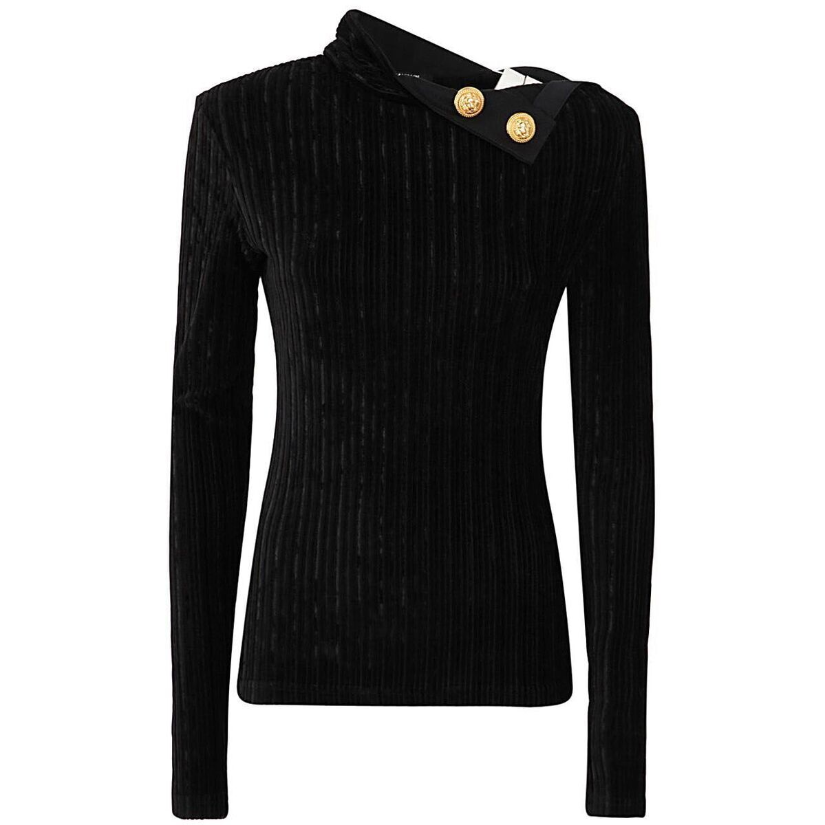 BALMAIN バルマン BLACK ニットウェア レディース 秋冬2022 YF1AR255JD310PA mc