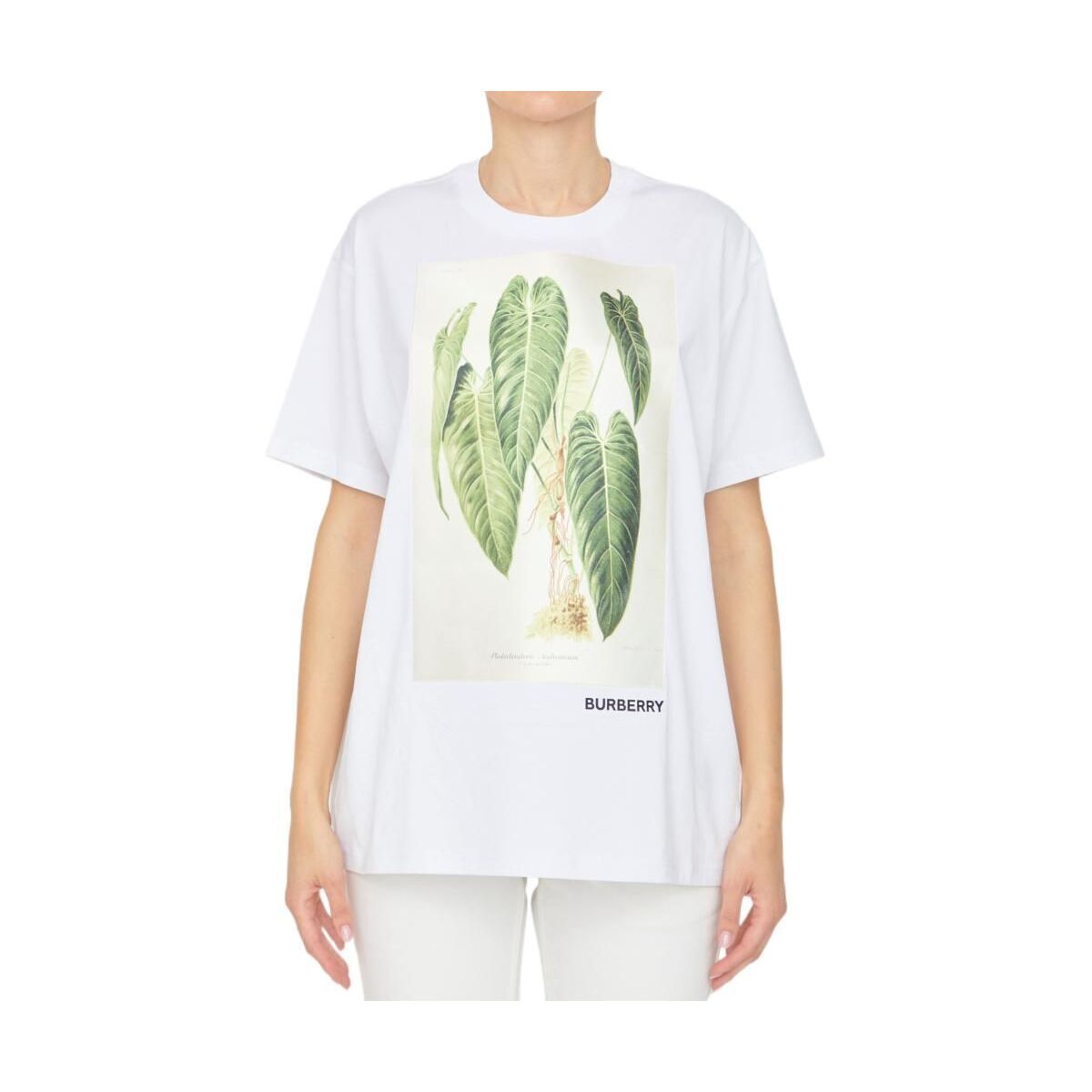 BURBERRY バーバリー WHITE Tシャツ レディース 秋冬2022 8057022 mc