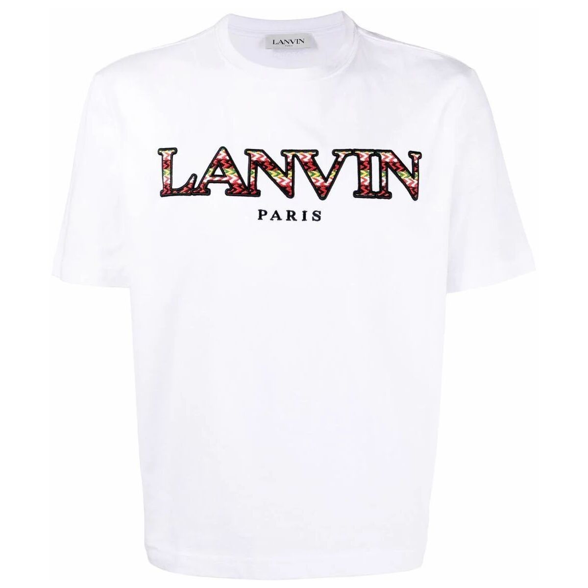 １着でも送料無料 LANVIN ランバン WHITE Tシャツ メンズ 秋冬2022