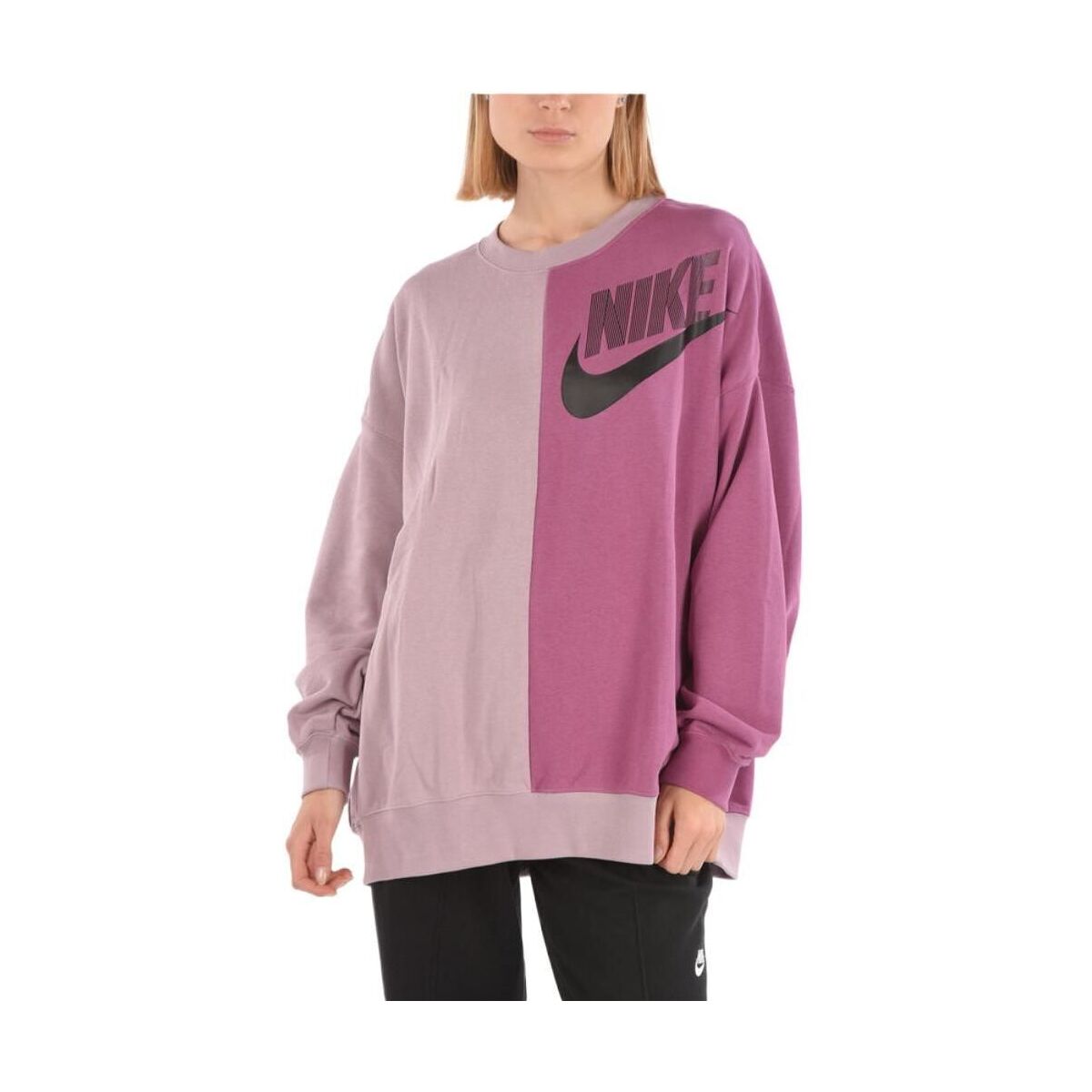 大人気の Nike ナイキ Pink トレーナー レディース Dv Mc Fucoa Cl