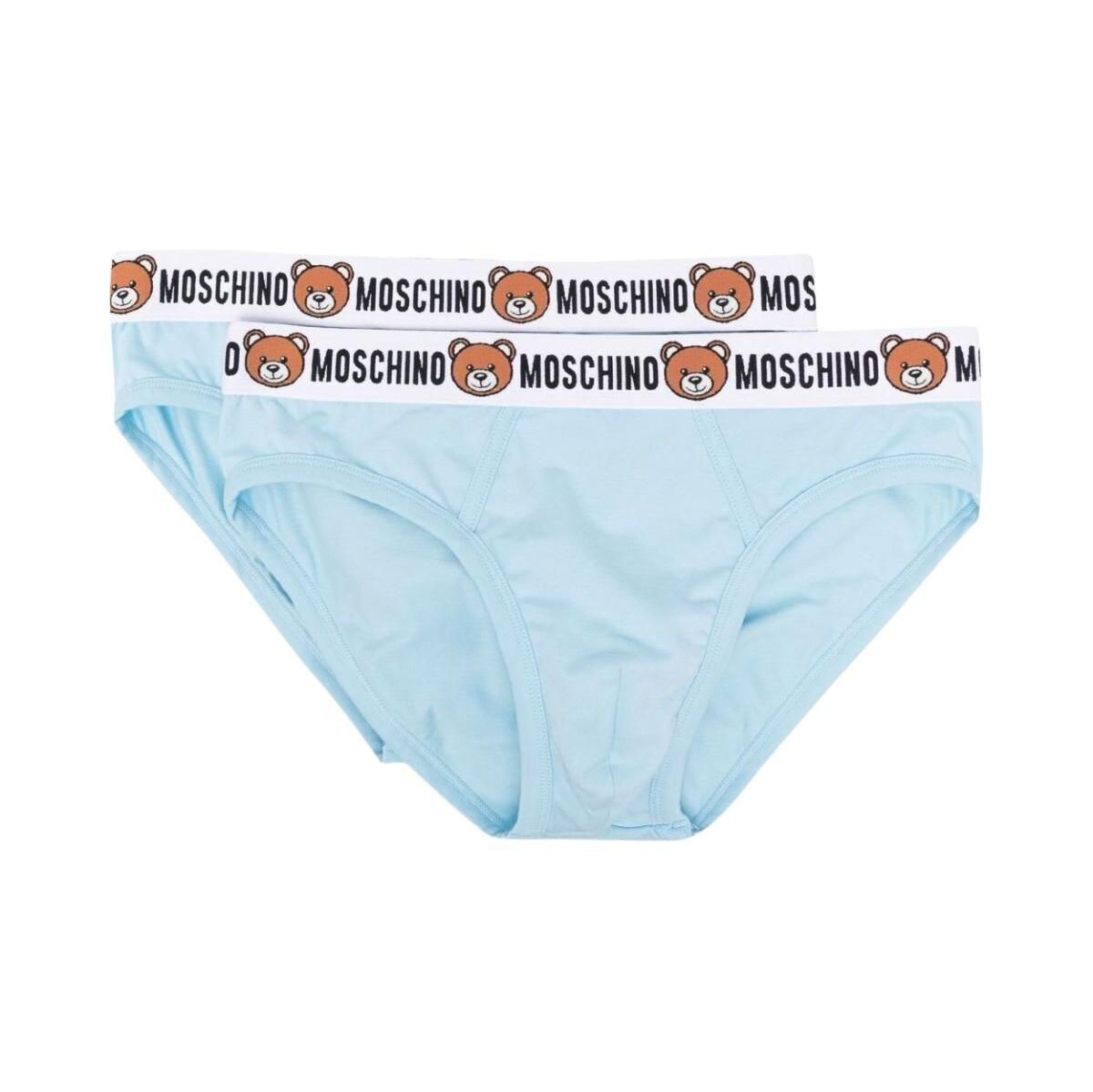 MOSCHINO モスキーノ BLUE ソックス メンズ 春夏2022 A473781190332 mc
