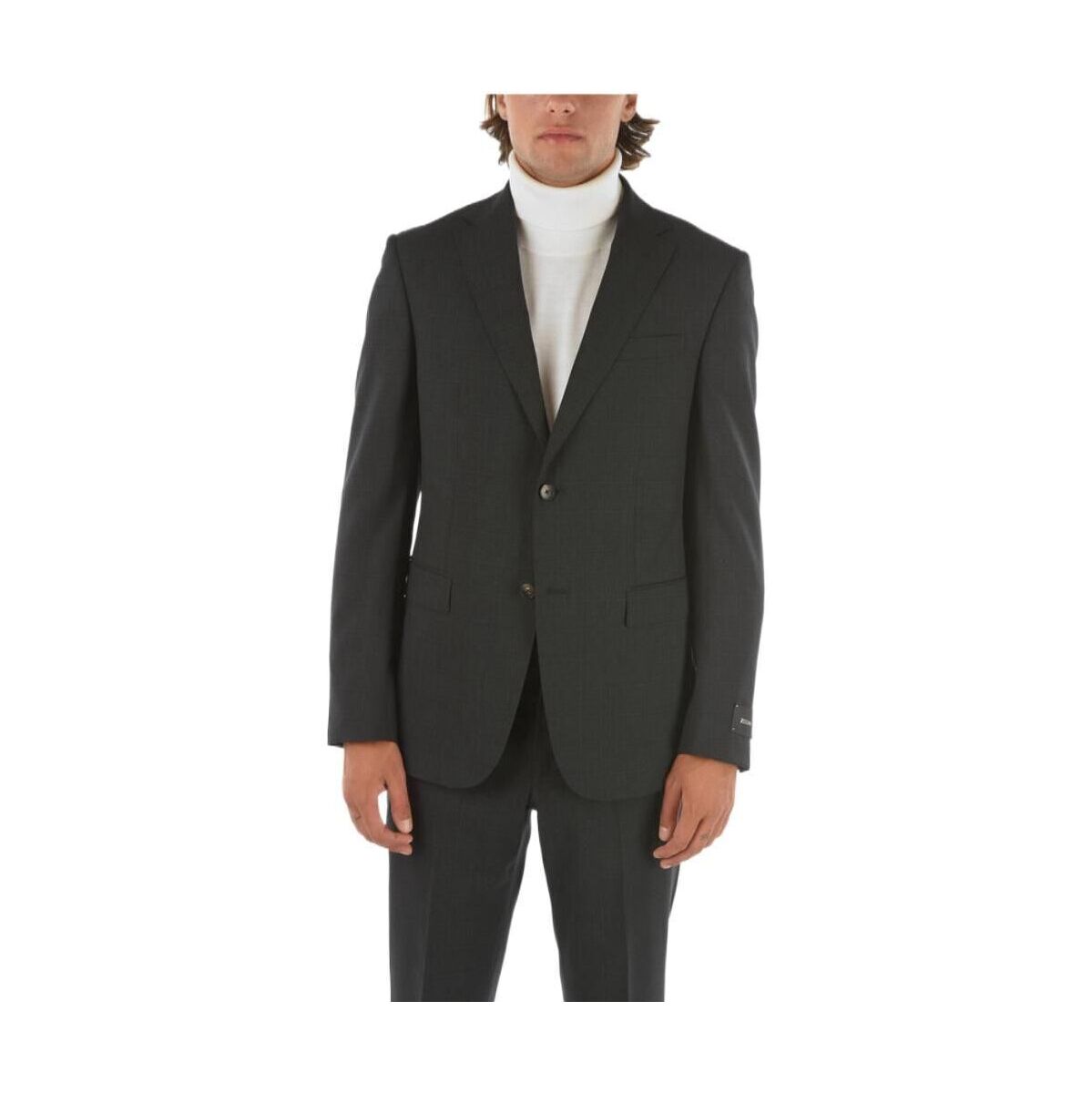 最新 ERMENEGILDO ZEGNA エルメネジルド ゼニア GREY スーツ メンズ