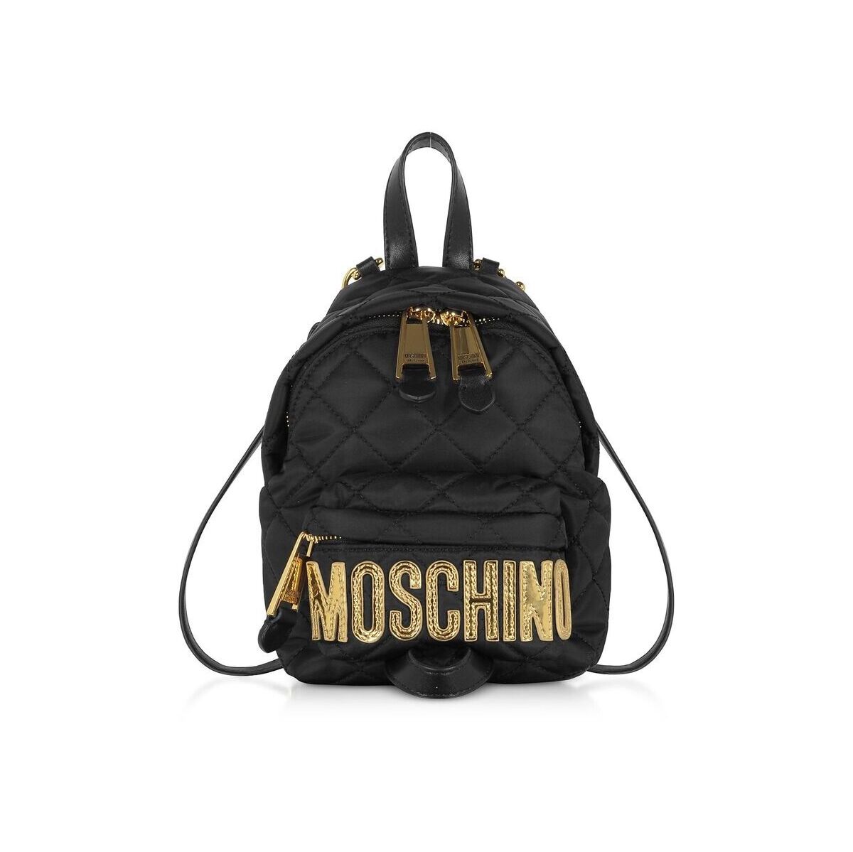 第一ネット Moschino モスキーノ Black バックパック レディース Mc Fucoa Cl