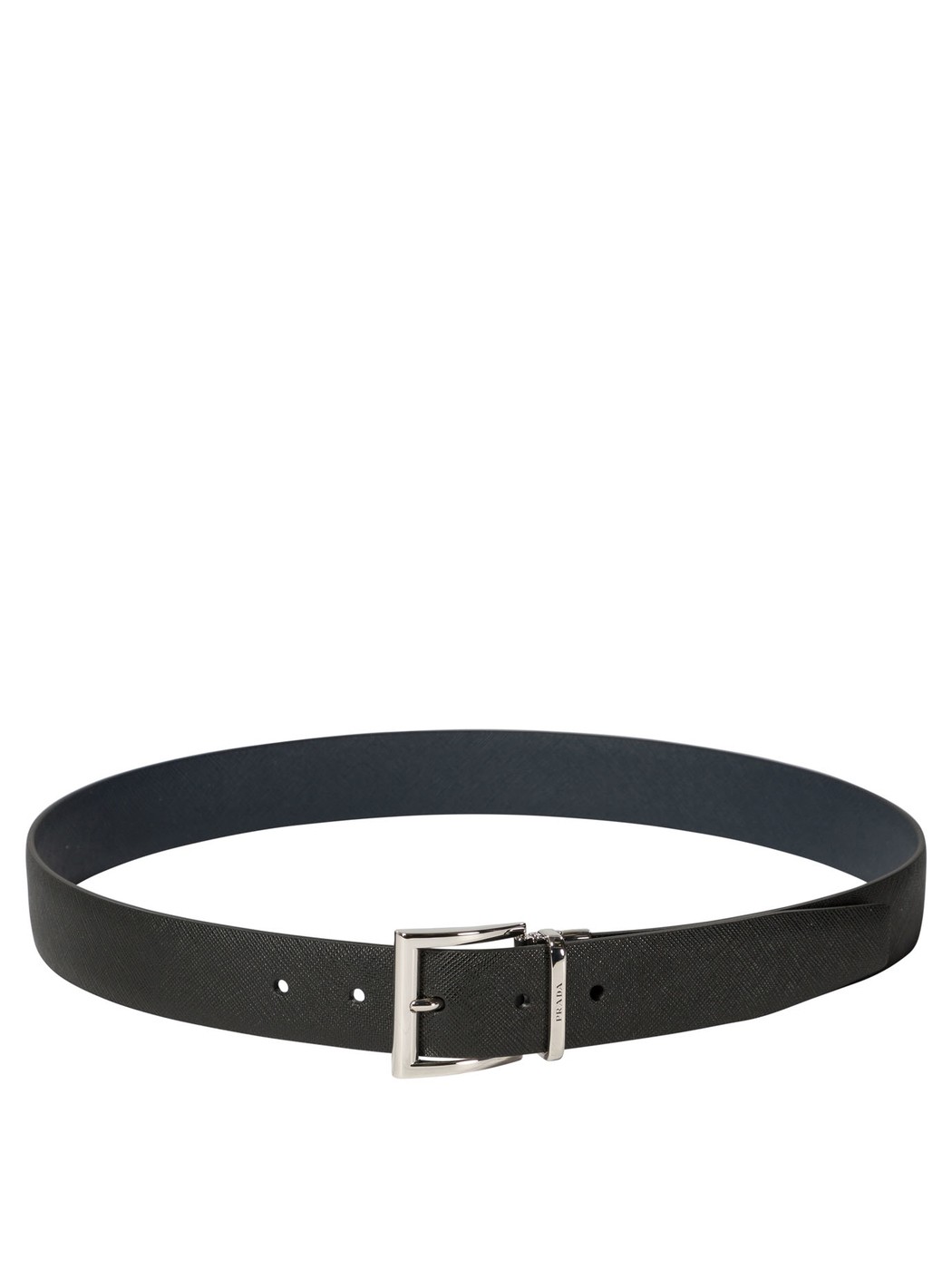 PRADA プラダ レザーベルト メンズ ブラック プラダ ベルト サフィアーノ ブラック メンズ PRADA 2CM253 053