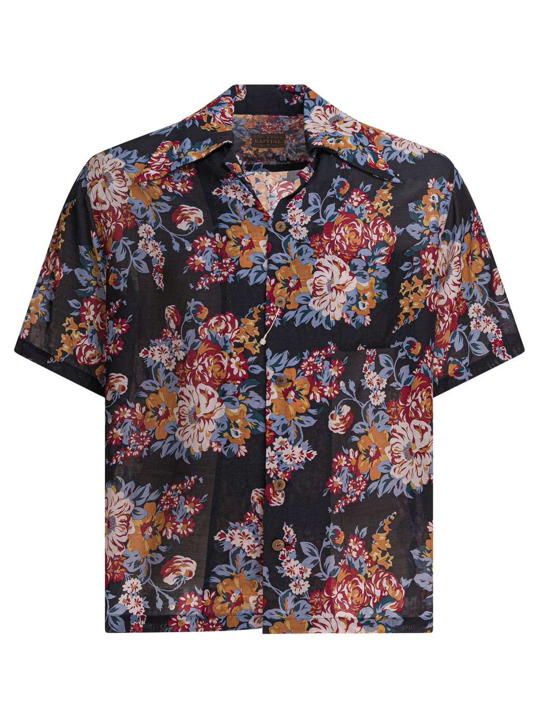 キャピタル kapital シャツ ブラウス 半袖 麻 リネン混 S アイボリー K1803SS057 /NQ レディース 中古】キャピタル kapital シャツ ブラウス 半袖 麻 リネン混 S