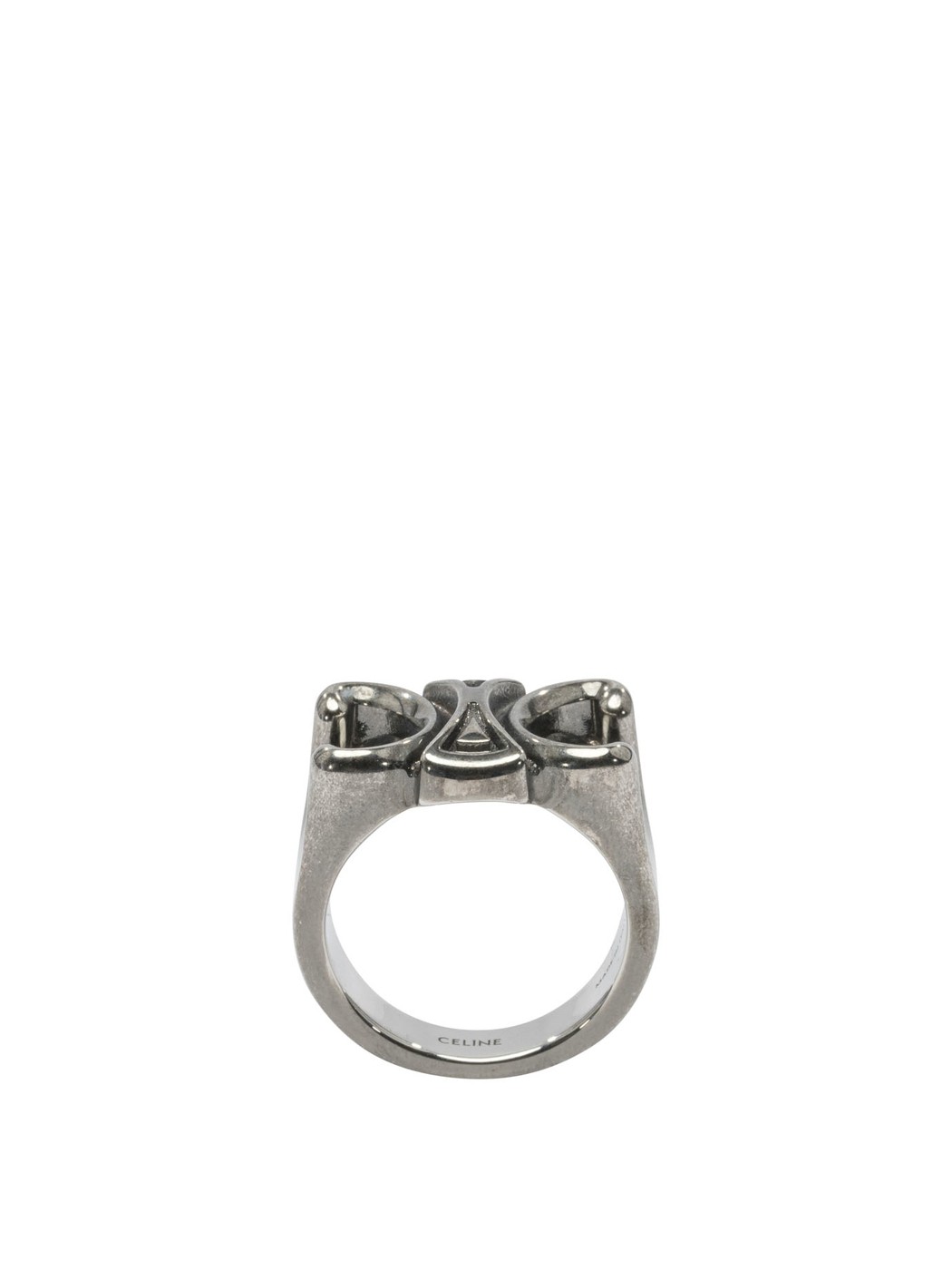 美品 CELINE セリーヌ CELINEロゴ ブローチ シルバー ネイビー セリーヌ CELINE CELINE ブローチ Sparkle Brooch 461FQ6SBS