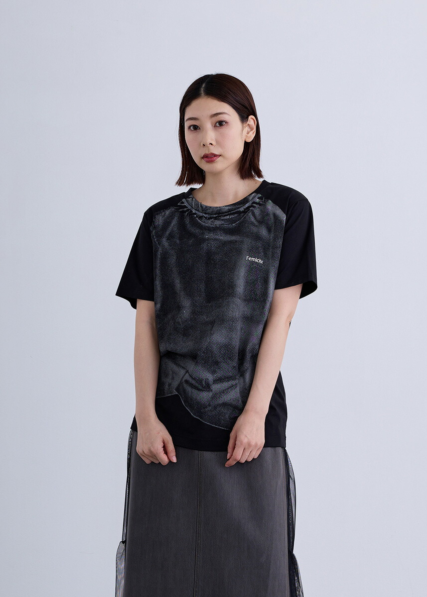 【2026Summer】【即納】【Femicite(フェミシテ)】生産品刷り上げる プルオーバー レディース トップス 方法 プリントカットソー 遊び心 心地好い 今めかしい 流行り物【2026ss新作】心地好い 今めかしい 流行り物 ミリタリー コーデ