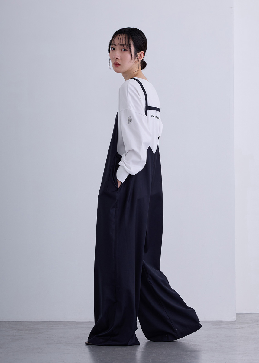 【SALE50%OFF】【2026Summer】【即納】【LUIS MARI(ルイ マリ)】細見え サロペット レディース サロペット オーバーオール ワンピース ボトムス ストレートシルエット【2026ss新作】カジュアル 低身長 フレンチテイスト トレンド感|Cour Carre an