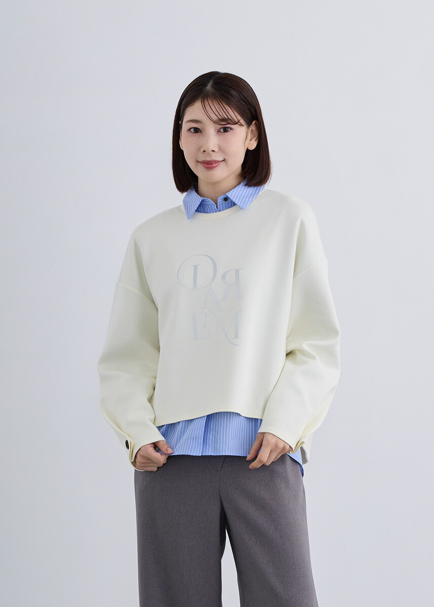 【SALE50％OFF】【2026Spring】【即納】【KOOS(クース)】バック コクーン プルオーバー レディース トップス ダンボールニット 長袖 コクーンシルエット【2026ss新作】パーティー フォーマル オフィスカジュアル オケージョン 通勤 格上げ キレイめ｜Cour Carre an