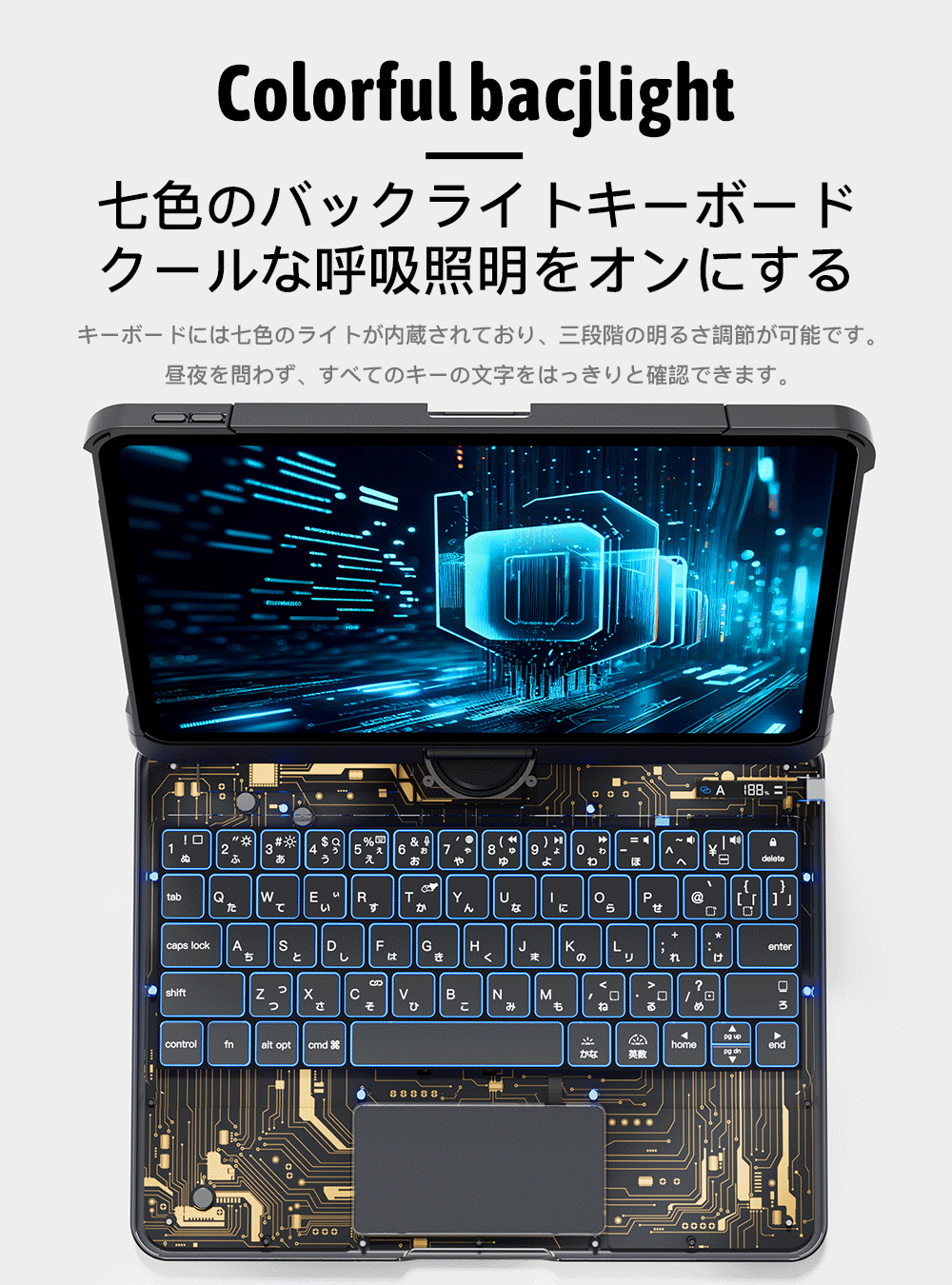 COVELL 【公式直営店・SNSで話題！】 ipad キーボード マジックキーボード iPad キーボードケース ipad ケース ipad