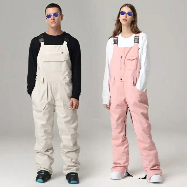 スノーボードウェア スキーウェア ビブパンツ メンズ レディース オーバーオール パンツ ボードウェア スノボウェア スノボ ウェア スノーボード スノボー スキー スノボーウェア スノーウェア ウエア 大きいサイズ bq1700｜WhiteSweet