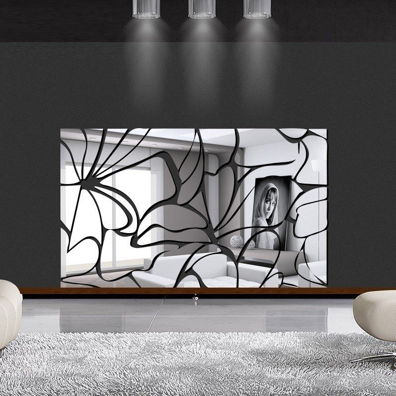 ✾未使用✾ウォールミラーステッカー　12枚　　Sサイズ　ブルー zak-33202.jpg