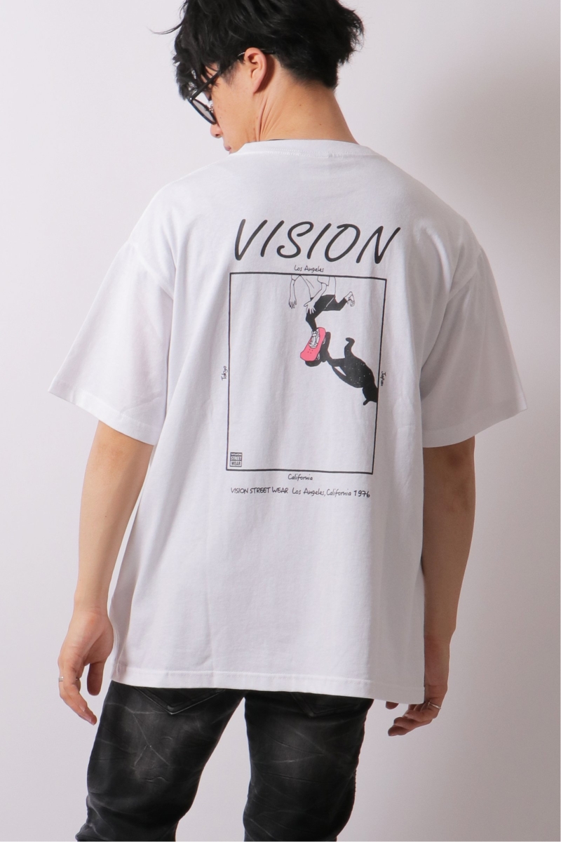 楽天市場 Vision スケボーイラストtシャツ Cox Online Shop