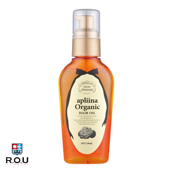 【ポイントアップ10倍！ 9/19 20:00 〜 9/24 1:59まで】【R.O.U】モンシャルーテ アプリーナ オーガニック ヘアオイル ビッグボトル 130mL