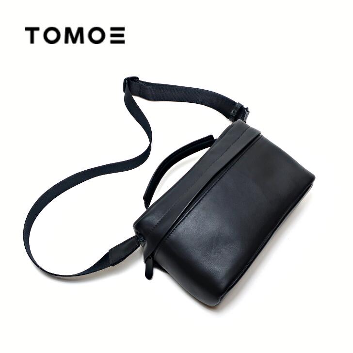 TOMOE トモエ 2WAY ミニショルダー 本革 ソフトレザー 肩掛け 手提げ BLACK 黒 軽い ショルダーバッグ ミニ バッグ ブラック 牛革 カジュアル レザーバッグ NEUTRAL_SCR1
