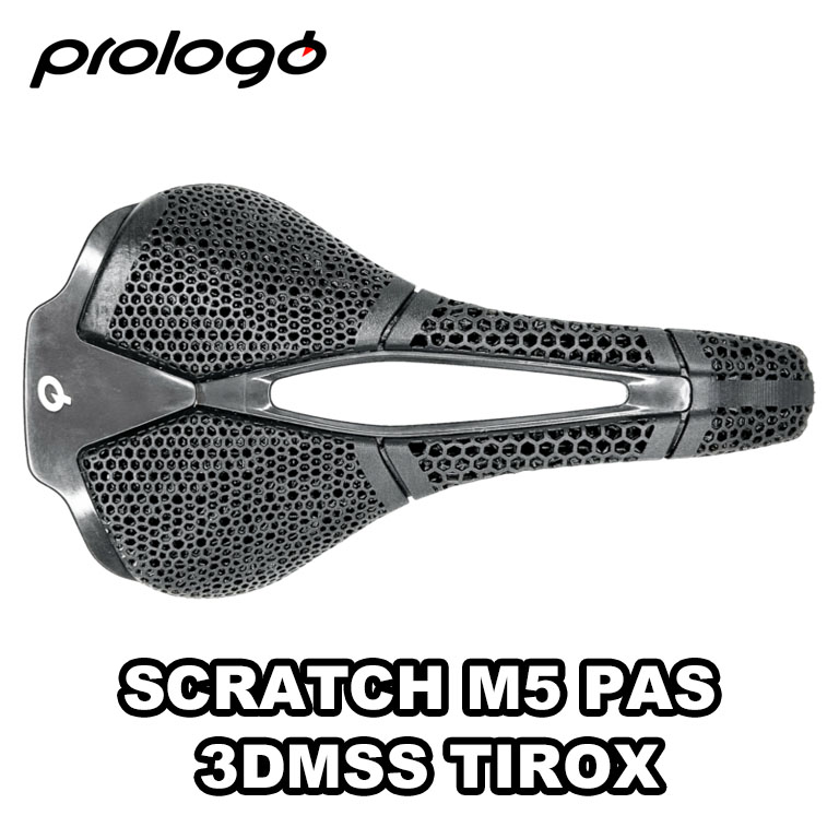 【6/6は「2倍！」エントリーで尖んがりUP】PROLOGO SCRATCH M5 PAS ３DMSS TIROX HARD BLACK SADDLE 245×140粍 労働者階級ロゴタイプ スクラッチM5 PAS ３DMSSタイロックス 捉え所の無い黒いこと サドル