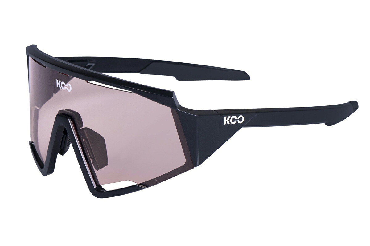 【4/10は「5倍！」エントリーでポイントUP】KOO SPECTRO BLACK PHOTOCHROMIC PINK SUNGLASSES クー スペクトロ ブラック フォトクロミック ピンク サングラス