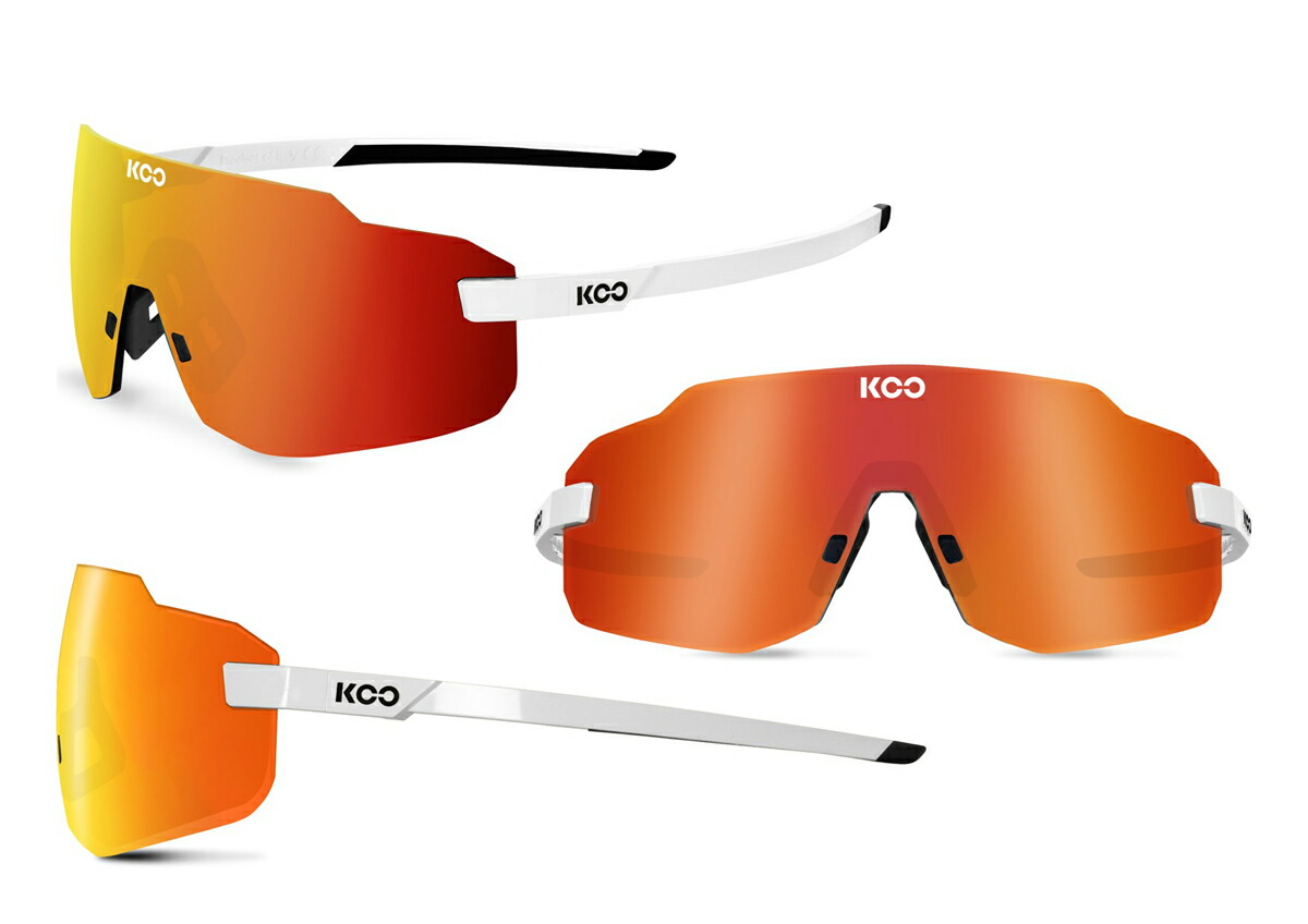 【4/18は「最大4倍！」エントリーでポイントUP】KOO SUPERNOVA WHITE RED MIRROR SUNGLASSES クー スーパーノバ ホワイト レッドミラー サングラス