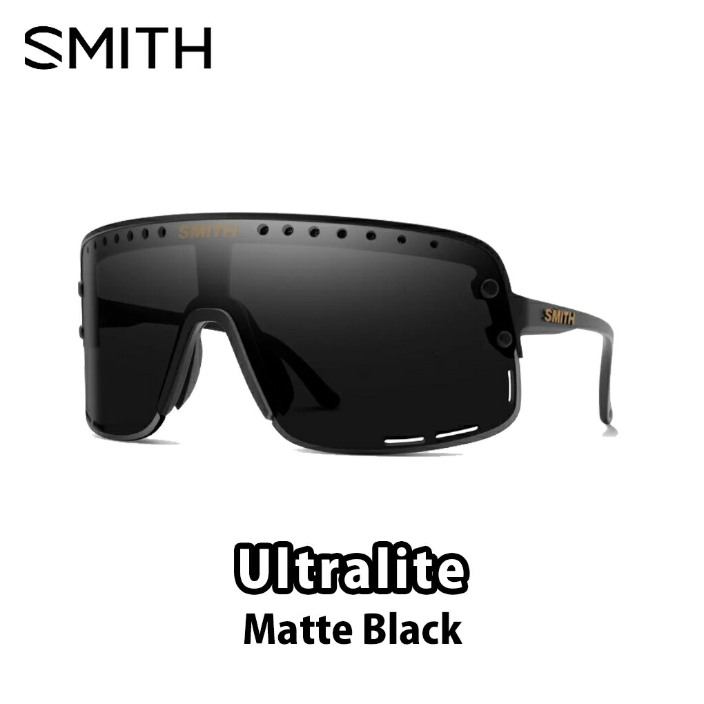 SMITH（スミス）Ultralite（ウルトラ点火装置）Matte Black（引っ敷き黒いこと）CP-Black水晶体 読み込む自動二輪車