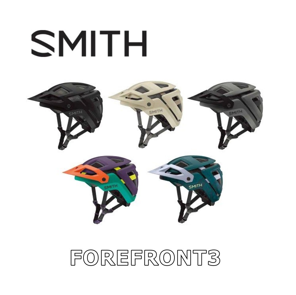 【6/6は「2倍！」エントリーで尖んがりUP】SMITH FOREFRONT 3 HELMET スミス 四分子向こう正面 3 安全帽