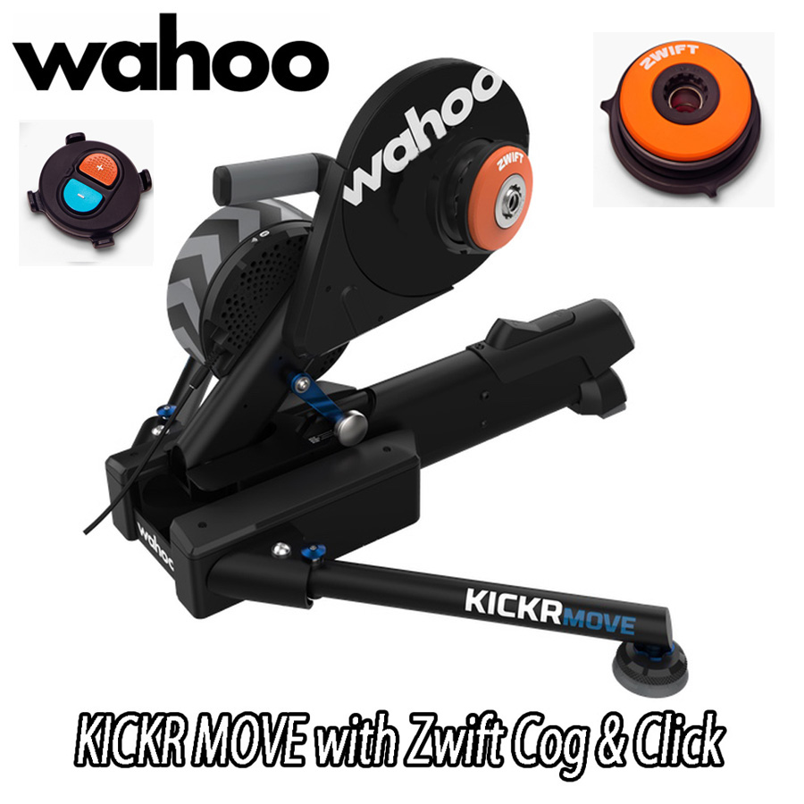 【4/10は「5倍！」エントリーでポイントUP】Wahoo KICKR MOVE SMART BIKE TRAINER with Zwift Cog and Click ワフー キッカー ムーブ スマートバイクトレーナーウィズ ズイフトコグ アンド クリック WFBKTR123 国内正規品