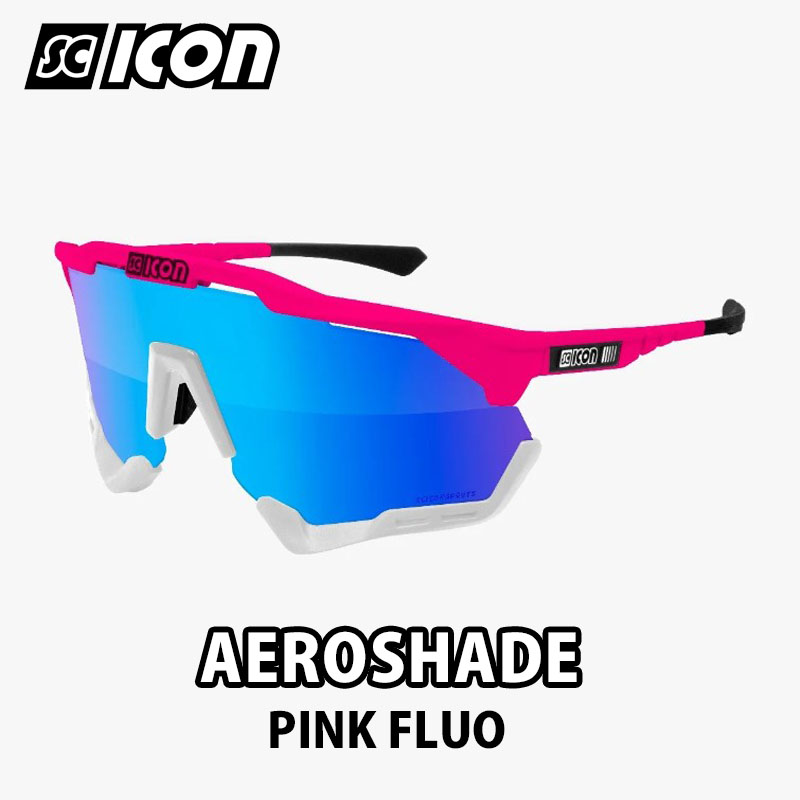 【4/10は「5倍！」エントリーでポイントUP】SCICON SPORTS（ シーコンスポーツ ) AEROSHADE FRAME PINK FLUO（非調光）エアロシェイドフレーム　ピンクフルオ　アイウェア サングラス
