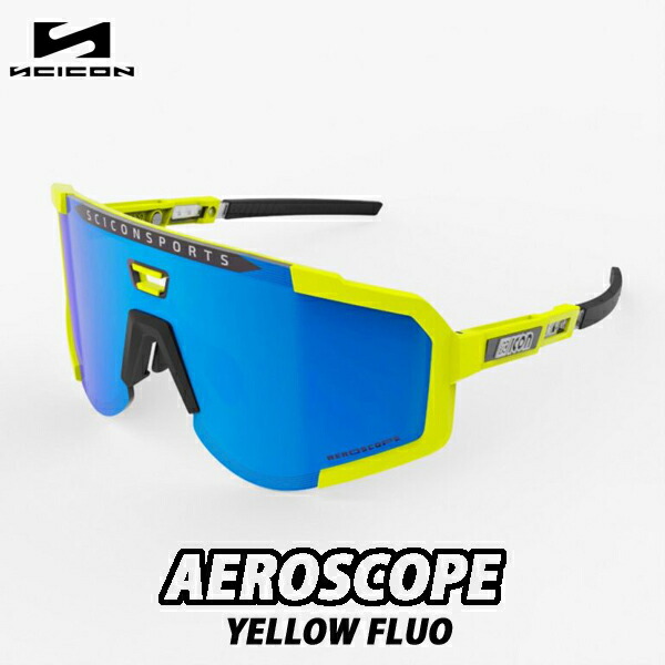 【4/10は「5倍！」エントリーでポイントUP】SCICON （シーコン） AEROSCOPE YELLOW FULO エアロスコープ イエローフルオ アイウェア サングラス ロードバイク