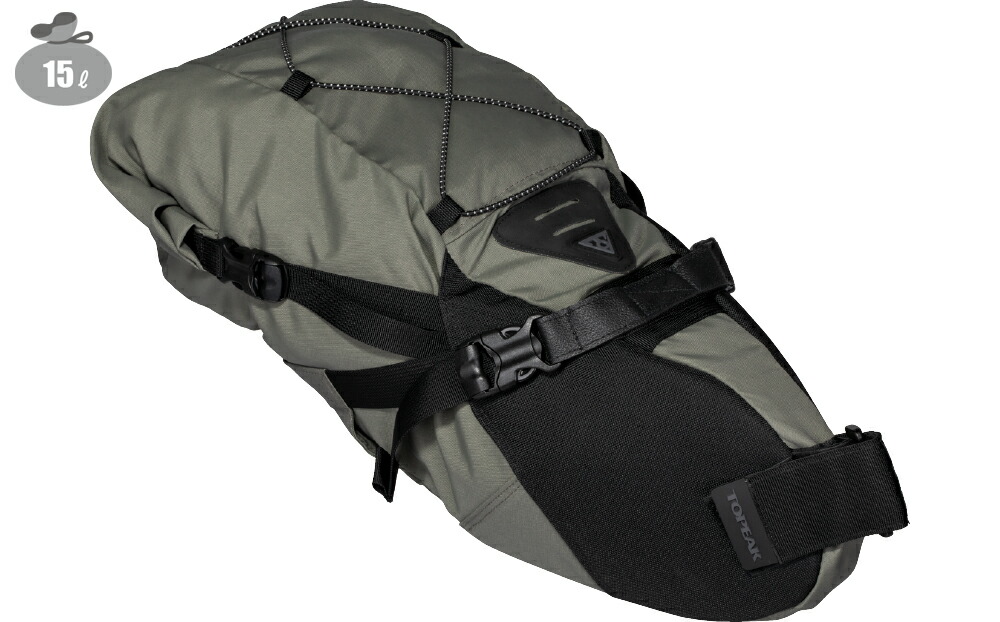 【4/10は「5倍！」エントリーでポイントUP】TOPEAK BackLoader 15L GREEN トピーク バックローダー 15リットル グリーン