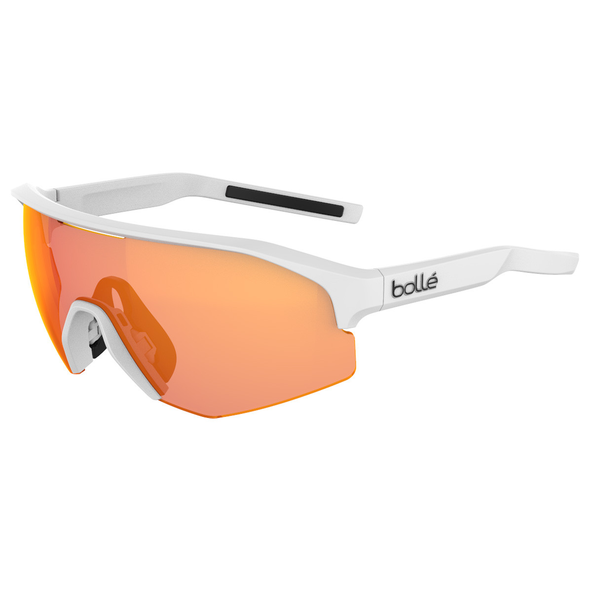 ボレー ライトシフター マットホワイト/ ファントム ブラウンレッド サングラス BOLLE LIGHTSHIFTER MATTE WHITE/ PHANTOM BROWN RED SUNGLASSES|コジーバイシクル店
