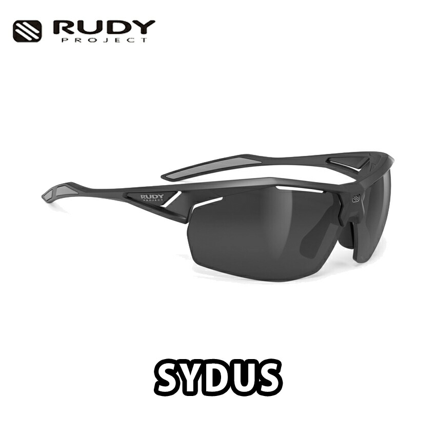 【5/12は「2倍！」エントリーで尖んがりUP】RUDYPROJECT  SYDUS（ ルディプロジェクト シダス） ブラックマットフレーム スモークブラックレンズ 黒眼鏡 読み込む自動二輪車 スポーツウェア・アクセサリー-スポーツサングラス-スポーツ・アウトドア