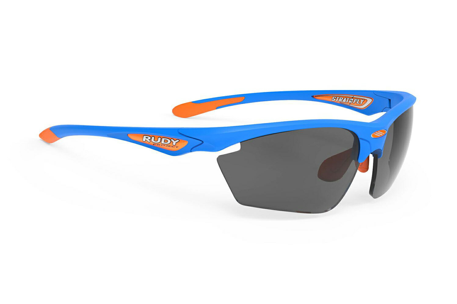 【4/10は「5倍！」エントリーでポイントUP】RUDYPROJECT STRATOFLY ルディプロジェクト ストラトフライ アズールフレーム マンダリンラバー スモークブラックレンズ サングラス ロードバイク
