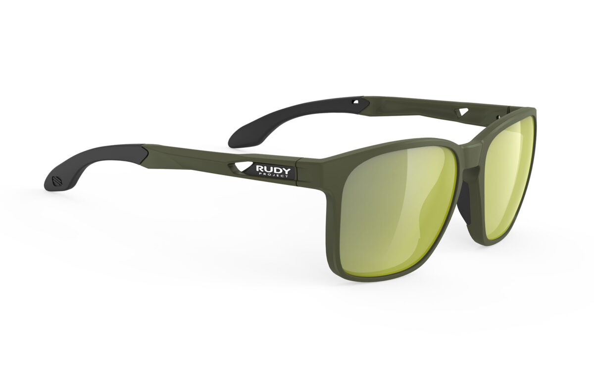 【7/20は「4倍！」エントリーでポイントUP】RUDYPROJECT LIGHTFLOW A ルディプロジェクト ライトフローA オリーブマットフレーム レーザーグリーンレンズ サングラス ロードバイク｜コジーバイシクル店