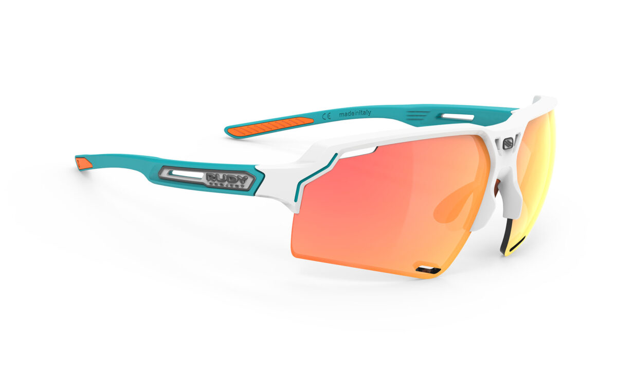 【4/10は「5倍！」エントリーでポイントUP】RUDYPROJECT DELTABEAT ルディプロジェクト デルタビート ホワイトエメラルドマットフレーム マルチレーザーオレンジレンズ サングラス ロードバイク RUDYPROJECT SUNGLASSES ROADBIKE