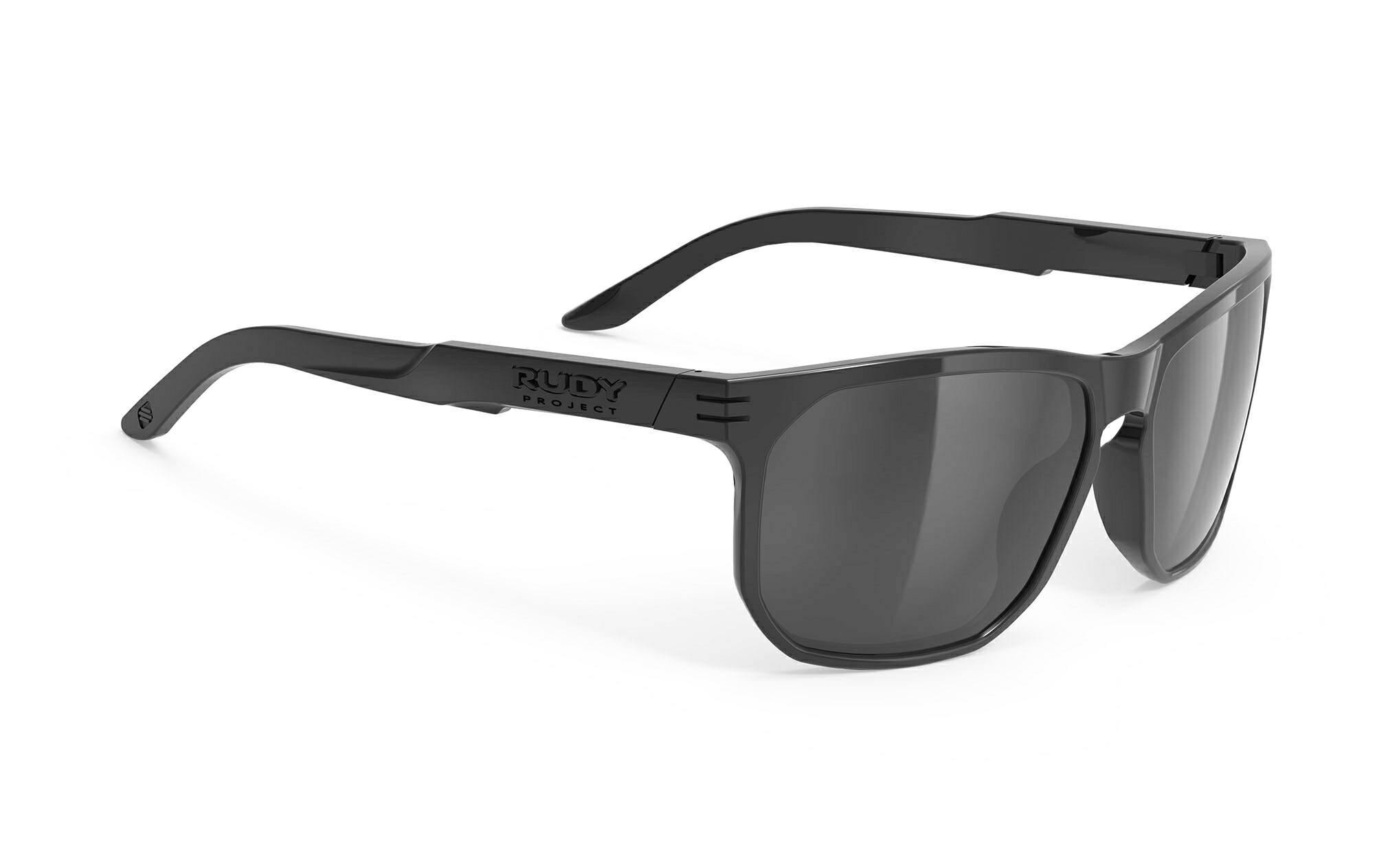 【4/15は「4倍！」エントリーでポイントUP】RUDYPROJECT SOUNDRISE ルディプロジェクト サウンドライズ ブラックグロスフレーム スモークブラックレンズ サングラス ロードバイク