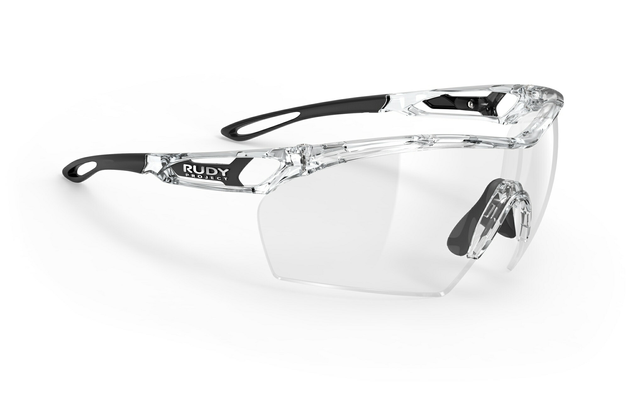【4/15は「4倍！」エントリーでポイントUP】RUDYPROJECT TRALYX ルディプロジェクト トラリクス クリスタルグロスフレーム クリアレンズ Z87+/EN166 サングラス ロードバイク