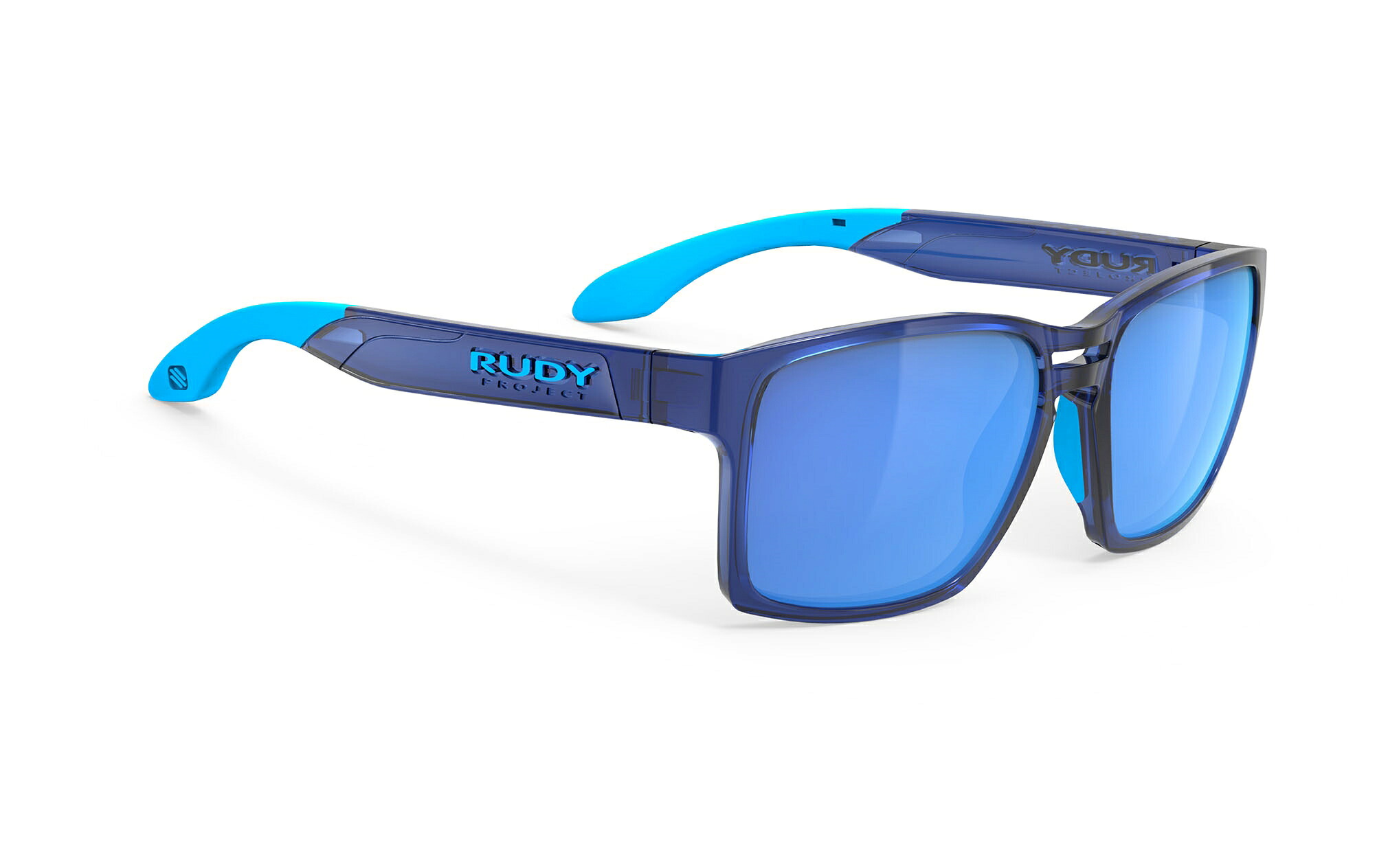 【4/15は「4倍！」エントリーでポイントUP】RUDYPROJECT SPINAIR 57 ルディプロジェクト スピンエア 57 クリスタルブルーフレーム マルチレーザーブルーレンズ サングラス ロードバイク