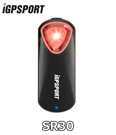 【6/6は「2倍！」エントリーで尖んがりUP】iGPSPORT SR30 電波探知機積み上げる後ろ側テールランプ アイジーピースポーツ iGP運動競技
