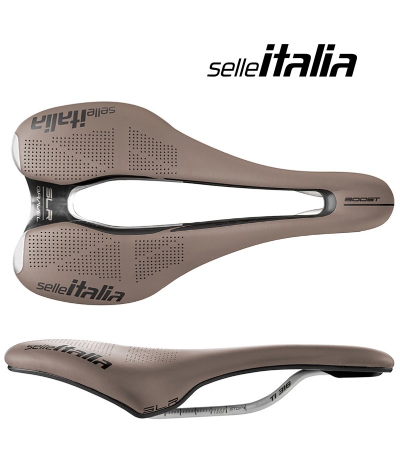 【4/10は「5倍！」エントリーでポイントUP】SELLE ITALIA セライタリア SLR BOOST Ti316 GRAVEL SUPERFLOW ブラウン SLR ブースト Ti316 グラベル スーパーフロー J1AF19BGVSFLB J1AF19BGVSFSBW ロードバイク サドル