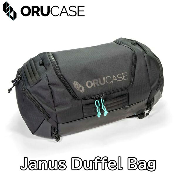 【4/18は「最大4倍！」エントリーでポイントUP】ORUCASE Janus Duffel Bag 55L BLACK オルケース ジャヌス ダッフルバッグ ブラック ショルダーバッグ バックパック 3WAY