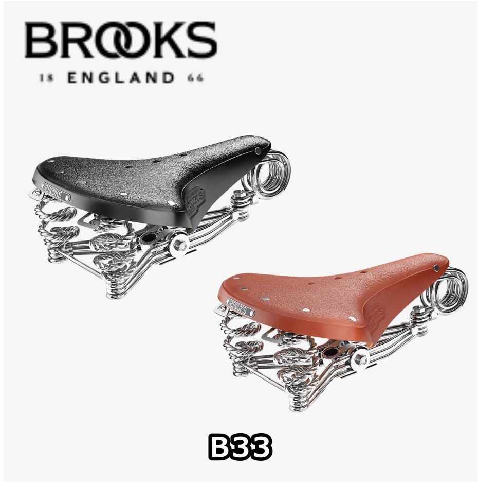 【7/30は「4倍！」エントリーでポイントUP】BROOKS ブルックス B33 BLACK/HONEY レザーサドル シティーバイク用モデル｜コジーバイシクル店 27,951円