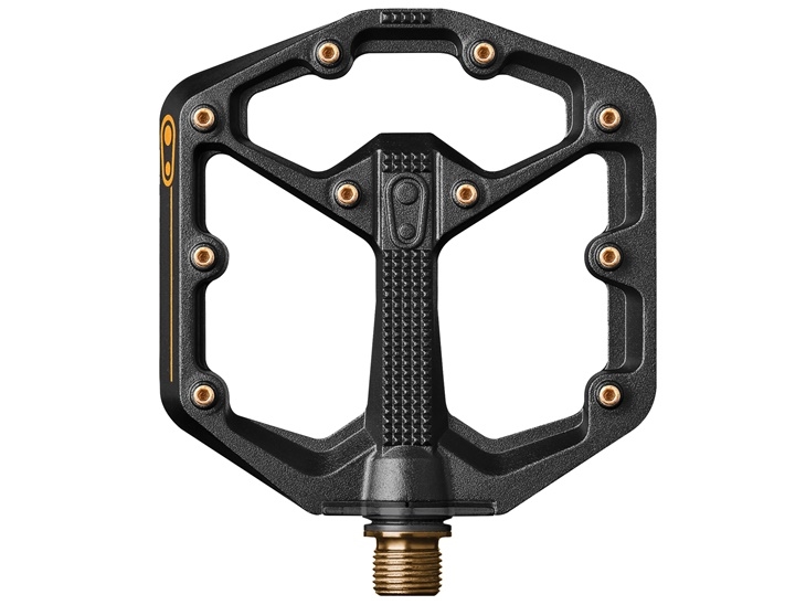 CRANK BROTHERS クランクブラザーズ STAMP 11 PEDALS BLACK/GOLD 消し印 11 ペダル 黒いこと/ゴールド 16166 16165