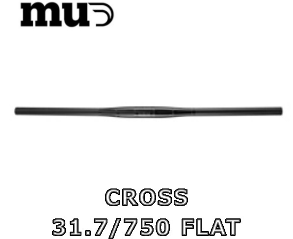 【楽天市場】【11/25は「13倍！」Wエントリーで更にポイントUP】MUD(マッド) CROSS 31.7/750 FLAT ハンドルバー