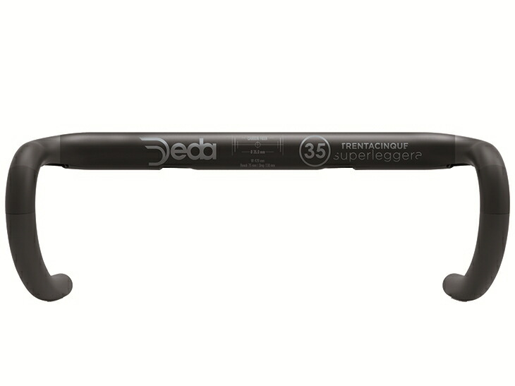 【4/18は「最大4倍！」エントリーでポイントUP】DEDA ELEMENTI デダエレメンティ SUPER LEGGERA RHM CARBON BAR スーパーレジェラRHM カーボンバー 35mm SLC35