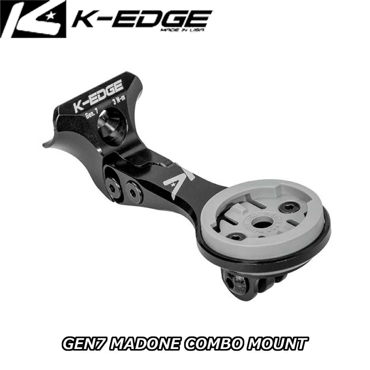 【4/5は「5倍！」エントリーでポイントUP】K-EDGE ケーエッジ WAHOO GEN. 7 MADONE COMBO MOUNT ワフー GEN7 MADONEコンボマウント K3200IWCB