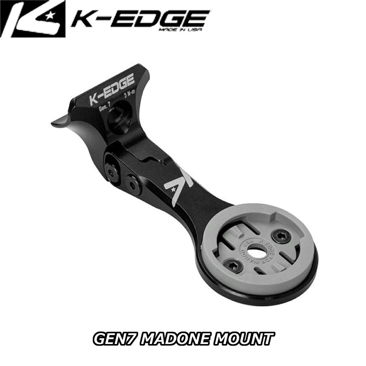 【4/5は「5倍！」エントリーでポイントUP】K-EDGE ケーエッジ WAHOO GEN. 7 MADONE MOUNT ワフー GEN7 MADONEマウント K3200IWB