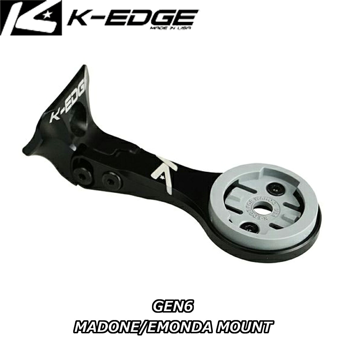 【4/5は「5倍！」エントリーでポイントUP】K-EDGE ケーエッジ WAHOO GEN. 6 MADONE/EMONDA MOUNT ワフー GEN6 MADONE/EMONDAマウント K3100IWB