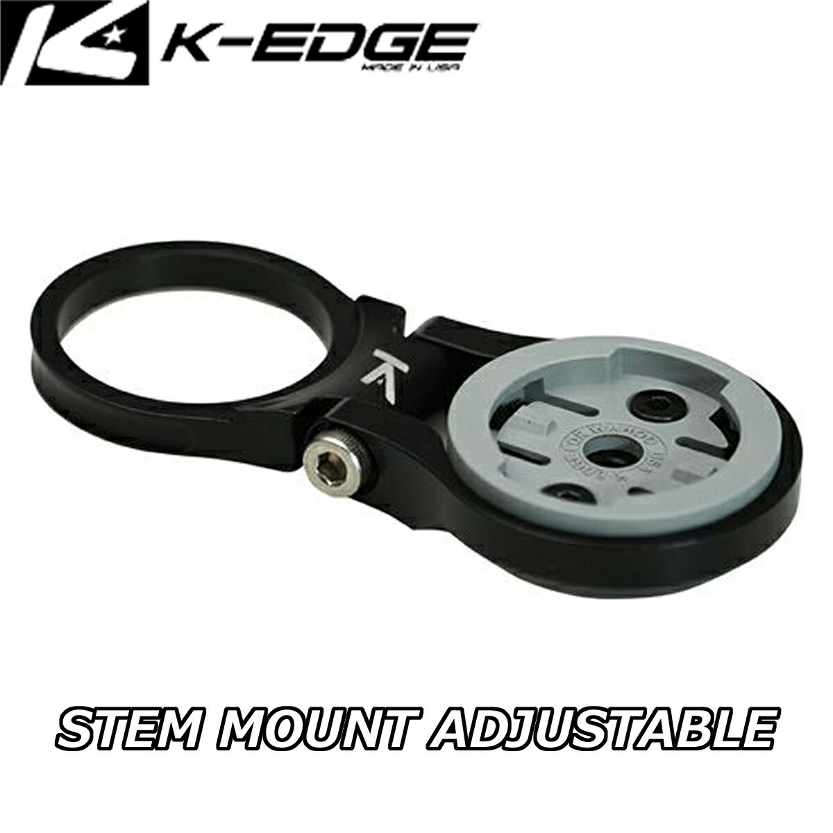 【4/5は「5倍！」エントリーでポイントUP】K-EDGE ケーエッジ WAHOO STEM MOUNT ADJUSTABLE ワフー アジャスタブルステムマウント K530WB
