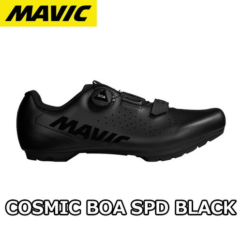 【6/8は「2倍！」エントリーで尖んがりUP】【国内定め事品】MAVIC COSMIC BOA SPD BLACK マヴィック コスミック ボア SPD 黒いこと シューズ