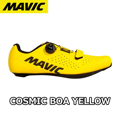 【6/8は「2倍！」エントリーで尖んがりUP】【国内定め事品】MAVIC COSMIC BOA YELLOW マヴィック コスミック ボア 黄色 シューズ